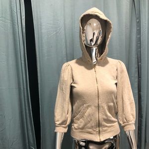 Metallic tan juicy couture hoodie